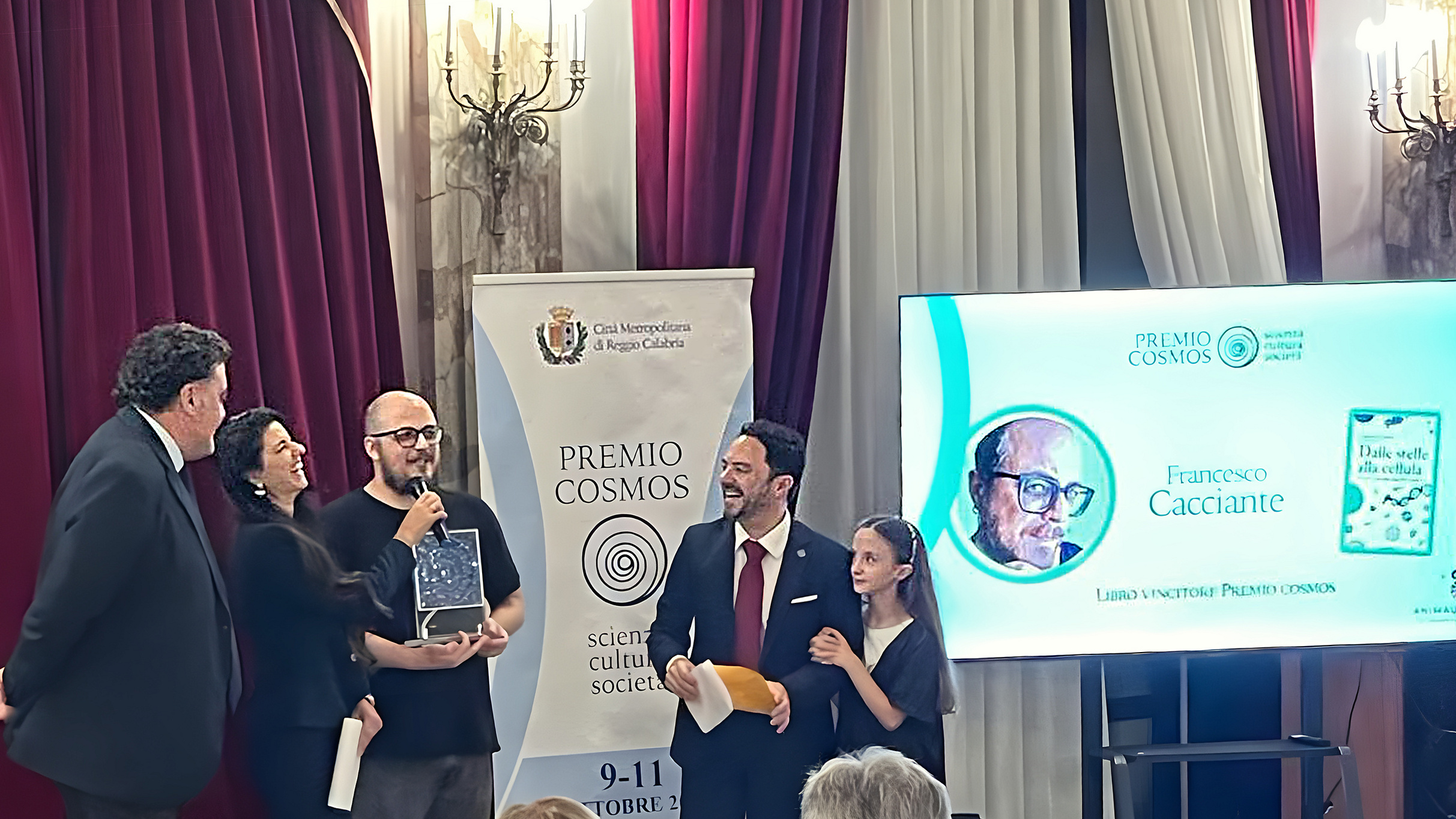 Francesco Cacciante wins the Premio Cosmos 2026